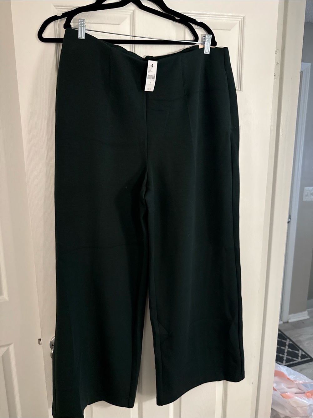 Lane Bryant Wide Leg Pants in Dark Green